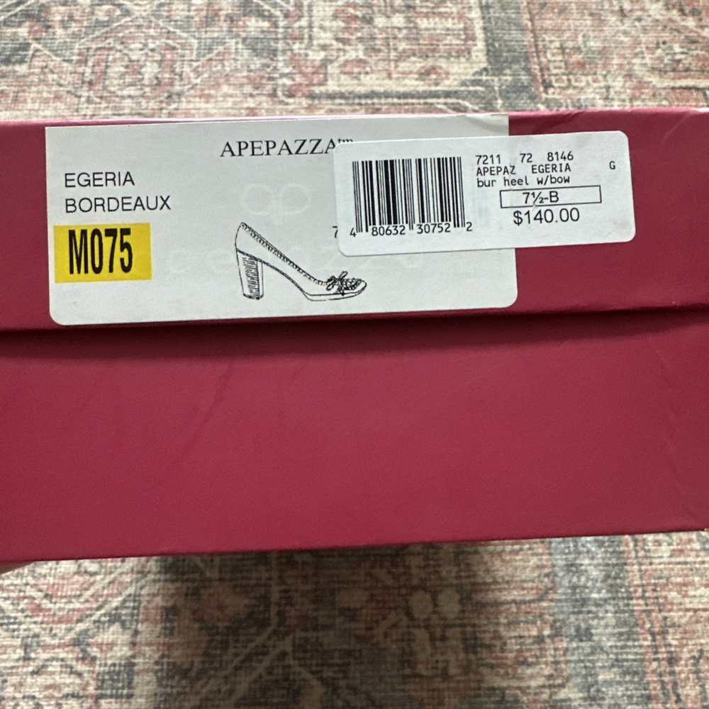 Apepazza Emeria Bordeaux Heels - Picture 7 of 7